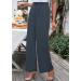 Vetinee Wide Leg Casual Dress Pants XL | High Waisted Work Trousers with Pockets in Folkstone Gray - Perfect for Business Office - Buy Online on GoSupps.com