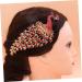 DOITOOL Peacock Crown Hair Comb Pearl Hair Clip Bridal Hair Combs Hair Teasing Comb Prom Headpiece Hair Side Combs Womens Hair Clips Rhinestone Red Wedding Accessories Bride - Buy Online on GoSupps.com