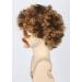 Topcosplay Men's 70s 80s Disco Dude Dirt Bag Wig & Moustache Necklace 3-Piece Set - Short Curly Afro Shaggy Wig Blonde Black Brown - Buy Online on GoSupps.com