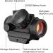 MidTen 2MOA Micro Red Dot Sight 1x25mm Reflex Sight | Waterproof & Shockproof | Mini Riflescope with 1 Riser Mount - Black - Buy Online on GoSupps.com