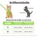 Buy Supet Cat Dishes & Harness Set - Fleeing Kitten Cat Vest Universal Leash & Dishes for Cats/Puppies (M) - Green - International Shipping Available - Buy Online on GoSupps.com