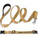 Personalized Reflective Dog Collar & Leash Set for Large Dogs - Tagme 1.5m Double-Sided Khaki | International Shipping Available - Buy Online on GoSupps.com