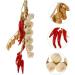 ABOOFAN 6 Pcs Simulation Vegetable Pendant Houseplant House Plants Artificial Fake Vegetable Skewer Chili - Buy Online on GoSupps.com