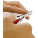 HARAMS Professional Stainless Steel Cuticle Nail Scissors with Diamond Grain Nail File - Multipurpose Manicure Pedicure Grooming Scissors - Buy Online on GoSupps.com