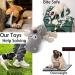 Sedioso Plush Dog Toys | Squeaky & Crinkle Toys for Large Medium & Small Breeds - Buy Online on GoSupps.com