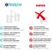 Nasivent Tube Plus - Premium Anti-Snoring Nasal Silator for Improved Breathing - Easy to Use & Includes Storage Box - Transparent S (2 Pack) - Buy Online on GoSupps.com