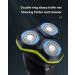 Electric Razor for Men - 3D Floating Head Magnetic Detachable Wet & Dry Type-C Charging - Ideal for Travel & Business Trips - Buy Online on GoSupps.com