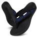 V.Step Orthopedic Flip Flops with Arch Support for Women Men Adjustable  Mesh Orthotic Sandals for Plantar Fasciitis M8/W9.5 9.5 Women/8 Men Navy Blue