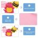 OSALADI 3Pcs Cartoon Baby Kids Bath Shower Gloves | Baby Bath Mitts | Cute Animal Bath Scrubber Sponge Mitts for Baby Toddler Kids Bath And Shower - Bee Hippopotamus Unicorn - Buy Online on GoSupps.com