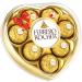 FERRERO ROCHER Fine Hazelnut Milk Chocolate Heart Shaped Gift Box 8 Count Individually Wrapped Chocolate Valentines Day Chocolate 100 Grams Ferrero Rocher 8 pieces - Buy Online on GoSupps.com