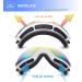 Ex Vision Snowboard Ski Glasses - UV400 Protection Anti-Fog Over Glasses Fit Spherical Lens - Pink for Men Women & Youth - Buy Online on GoSupps.com