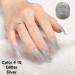Dip Powder Color No.10 Glitter Silver Pearl Shine Color System Nail Gel Effect 1 oz - Buy Online on GoSupps.com