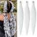 YDDM PRE Stretched Braiding Hair Extensions 32 inch 3packs Extensions Kunsthaar Braids White Hair extension Art hair For braiding Extension for Braids Jumbo Braids Hair (30#) 81cm-32 inches (3 SPACK) 60#