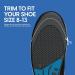 DuetCloud Gel Insoles for Arch Support - Comfortable & Flexible Orthotics for Men & Women - Fit Size 8-13 - Reduces Plantar Fasciitis - Buy Online on GoSupps.com
