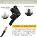 Universal Bicycle Valve Adapter Pump Head Set | Schrader Presta & Dunlop Compatible | Perfect for All Tires & Footballs - Buy Online on GoSupps.com