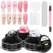 Supwee Solid nail extension gel builder nail modeling gel 3 colors clear white pink builder gel nails uv nail extension gel for nail salon 30g 140