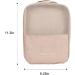 Travel Shoe Bag Organizer - Fits 3 Pairs of Shoes - Light Brown Medium Size - Buy Online on GoSupps.com