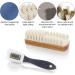 Suede Shoe Cleaner Kit - Hard-Wearing Crepe Brush with Rubber Eraser for Nubuck & Leather - Buy Online on GoSupps.com