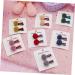 minkissy 7 Pairs Girls Valentines Hair Pin Festival Headpiece Cosplay Party Barrettes Heart Headwear Children Hair Grips Girl Valentines Barrettes Ball Hairpin Button Girl Child Christmas - Buy Online on GoSupps.com