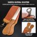 M & LD Professional Razor Kit - Stainless Steel Men's Shaving Set with Cowskin Sharpener | Perfect Father's Day Gift - Buy Online on GoSupps.com