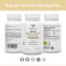 Organic Turmeric Capsules with Ashwagandha & Ginger - 1800mg High Strength Formula for Adaptogenic Support - 120 Vegan Tablets by Wellology - Buy Online on GoSupps.com