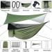Camping Hammock with Mosquito Net & Rain Fly - Portable Double Nylon Parachute Hammock for Backpacking & Travel - Buy Online on GoSupps.com