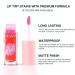 Kimieye 6-Color Long-Lasting Lip Tint Stain Set | Waterproof Matte Finish Liquid Lipstick for Women - High-Pigmentation & Non-Sticky Formula - Vivid Colors - 1oz - Buy Online on GoSupps.com