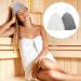 DGUSO 2-Piece Sauna Hat Set | Funny Sauna Hut for Men & Women | Sauna Accessories + Free Black Cat Storage Bag (Gray & White) - Buy Online on GoSupps.com