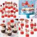 VILLCASE 24pcs Chinese New Year Cupcake Toppers Cake Picks 2024 Year of Dragon Cake Decorations Chinese Lunar Year Spring Festival Party Supplies - Buy Online on GoSupps.com