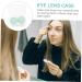 Gatuida 3-Compartment Waterproof Travel Case for Colored Contact Lenses - Portable Eye Lens Storage Box - Light Green 7x4.5x2.5cm - Buy Online on GoSupps.com