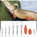 200 StK Fishing Angel Vortians - Premium Ball Bearing Vertebrae Set for All Fishing Needs | Stainless Steel Lure and Accessory Collection - Buy Online on GoSupps.com