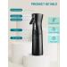Sivlki 2 Pack Ultra Fine Continuous Spray Bottles - 300ml Water Atomizer for Hair Plants Skin Care & Cleaning | International Shipping Available - Buy Online on GoSupps.com