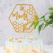 Mama To Bee Cake Topper - Gold Bee Theme Baby Shower Cake Topper Gender Reveal Party Supplies Pregnancy Announcement - Buy Online on GoSupps.com