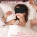 Silk Sleep Mask 2 Pack - Soft Light Blocking Eye Masks with Storage Bags & Ear Plugs for Travel | Adjustable for Men & Women (Black & Pink - Buy Online on GoSupps.com