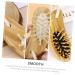Buy 2-Piece Beech Wood Hair Comb Set - Antistatic Scalp Massage & Combat Hair Struggles - Perfect for Women - Buy Online on GoSupps.com