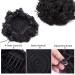 Shop Short Curly Afro Hair Extensions - High Puff Updo Synthetic Coffee Brown 6in | Natural Hair Afro-Dutt - Buy Online on GoSupps.com
