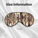 Double-Sided Egyptian Pharaohs Eye Mask | Unisex Night Sleep Shade Cover - Buy Online on GoSupps.com