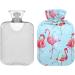 Buy Naanle Flamingos Ballet Dancer Hot Water Bottle 2L - Large Transparent Bottle for Bed | Hand Warmers Pain Relief & Heat Therapy - Buy Online on GoSupps.com