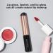 Lesunbak Silicone Lip Brush Set | Portable & Highly Elastic Makeup Brush for Lipstick Concealer Eyeshadow | 3 pcs - Perfect for Weddings Dates Travel & Daily Use - Buy Online on GoSupps.com