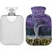 NAANLE Purple Tree of Life Hot Water Bottle | 2L Heat & Cold Therapy | Back Pain Relief & Hand/Foot Warmer - Buy Online on GoSupps.com