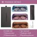 FONHCOO 3 Pack Blue Light Blocking Cat Eye Reading Glasses with UV Ray Filter - Striped Design (1.5) - Buy Online on GoSupps.com
