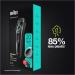 Braun BT3323 Beard Trimmer: 20 Length Settings, Lifetime Sharp Blades, Precision Dial | Black/Volt Green - UK 2 Pin Plug - Buy Online on GoSupps.com