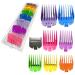 8 Pieces Guide Combs Sized from 1/8 to 1 (3mm-25mm) Replacement Guards Set Fits for Most Full Size Hair Clippers/Trimmers