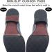JL-Group Non-Slip Shoe Pads - Adhesive Sole Protectors & Rubber Heel Repair Kit - 2 Pairs (Black) - Buy Online on GoSupps.com