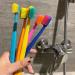 Extra Clean YWBL-WH Toothbrush Set | 10 Colorful Soft Care Toothbrushes for Sensitive Teeth Ideal for Adults | International Shipping Available - Buy Online on GoSupps.com