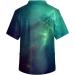 Buy Kasacks Men Care V-neck Pattern Print Short Sleeve Shirt | Lightweight & Comfortable 3XL Green Kasak Hirt - Perfect for Summer Leisure - Buy Online on GoSupps.com