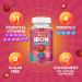 Iron Gummies for Kids & Teens Kids Multivitamin with Iron Supplement Calcium Folate Zinc Prebiotic - for Blood Builder & Energy Support Iron Deficiency - Vegan & Non-GMO - 60 Count Cherry - Buy Online on GoSupps.com