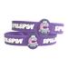 Epilepsy Bracelet Kids Colorful Seizure Alert Bracelet for Kids Epilepsy Awareness, Latex-Free Adjustable Wristband for Kids Ages 3+ (2 Pack Dr. E) Kid Emergency Bracelet