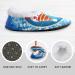 Mnsruu Christmas Snowman Star Snow Slippers - Comfortable Non-Slip Fleece Men's Shoes Size 43-46 (UK 8-9) - Ideal for Cozy Winter Nights - Buy Online on GoSupps.com