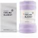 Guohaoi Cooling Blanket - Arc-Chill Q-Max 0.5 Cool Fiber - Lightweight Summer Blanket for Hot Sleepers - 100% Oeko-Tex Certified - Twin Full Size - Ultra Cold Breathable - 60''x90'' Purple - Buy Online on GoSupps.com